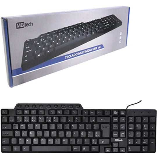 Teclado mecânico gamer com retroiluminação colorida