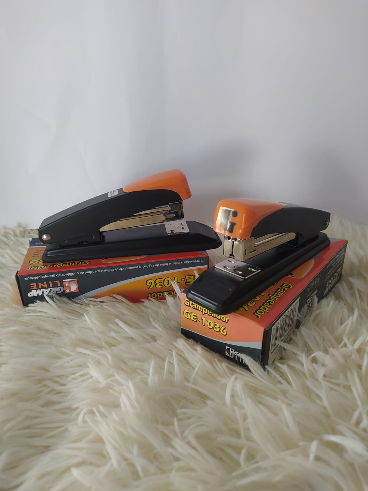 Grampeador ergonômico verde