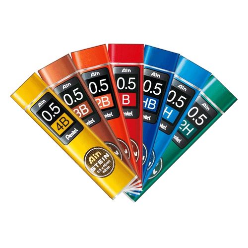 Imagem de grafites para lapiseiras