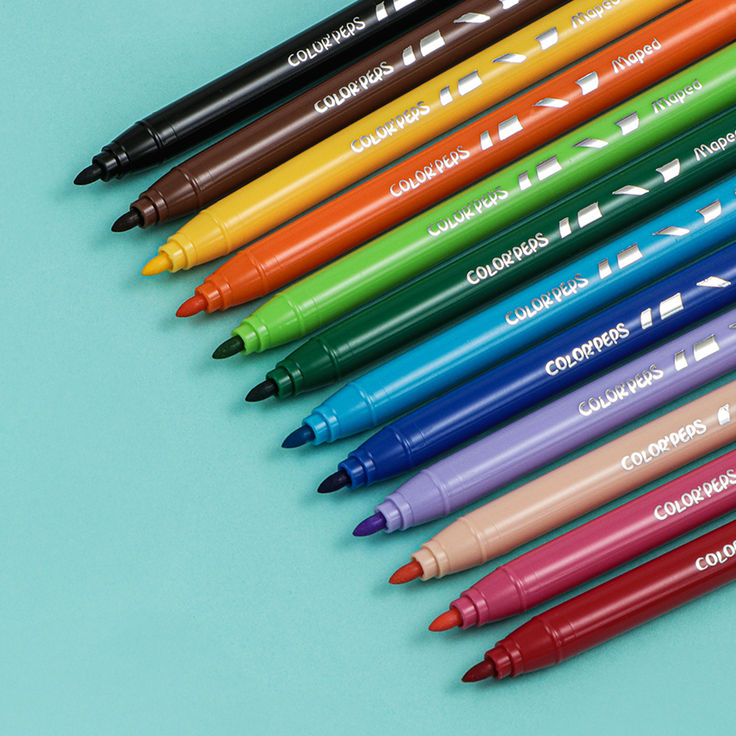 Imagem de pincéis para artes e escrita